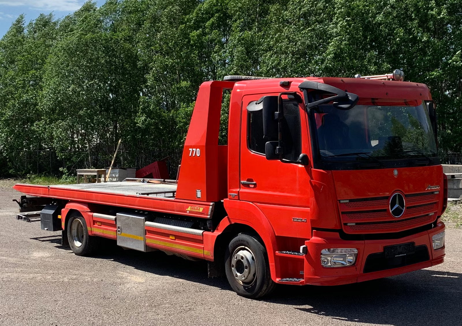 Camion Mercedes-Benz Atego 1224 2017 - Dépanneuse 238 ch