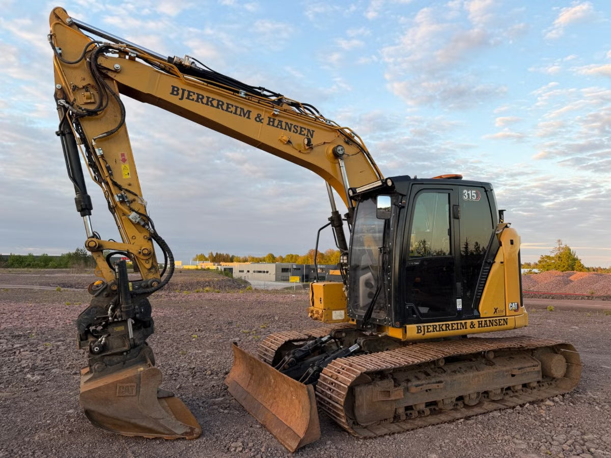 Pelle Cat 315 + Xsite Pro 3D + Inclinaison TRS14