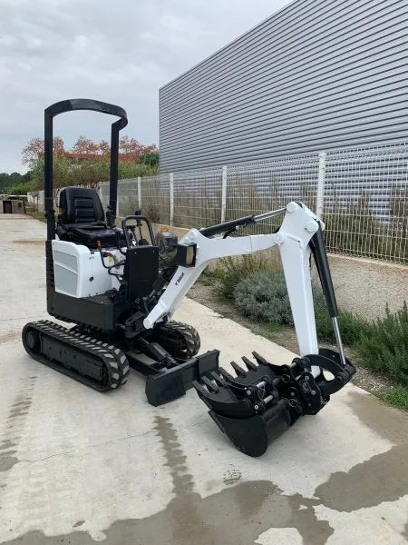 Mini Pelle Bobcat E08 1,1T + 3 godets