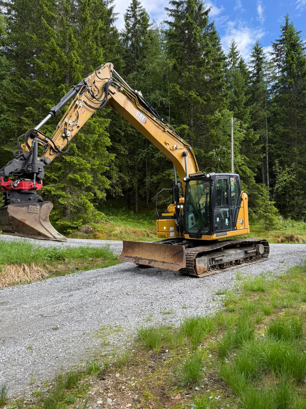 Pelle Cat 315 + OilQuick