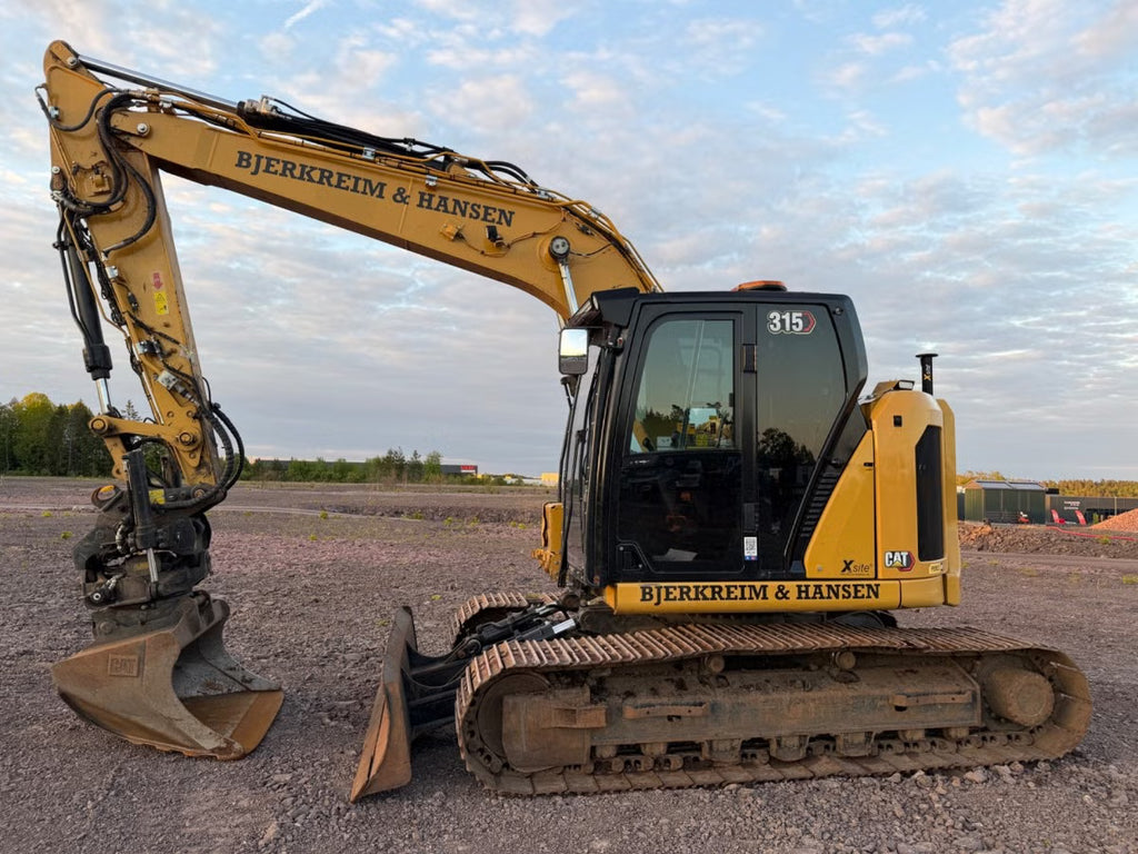Pelle Cat 315 + Xsite Pro 3D + Inclinaison TRS14