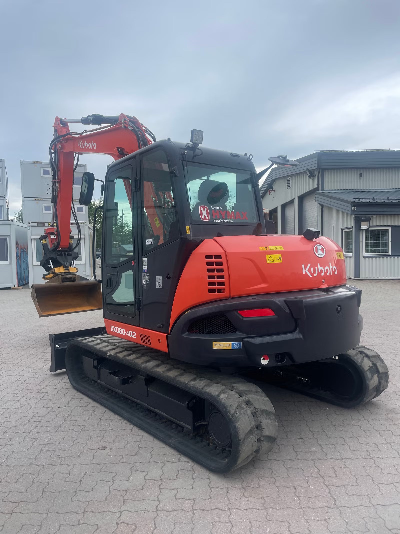 Pelle Kubota KX080-4-2G