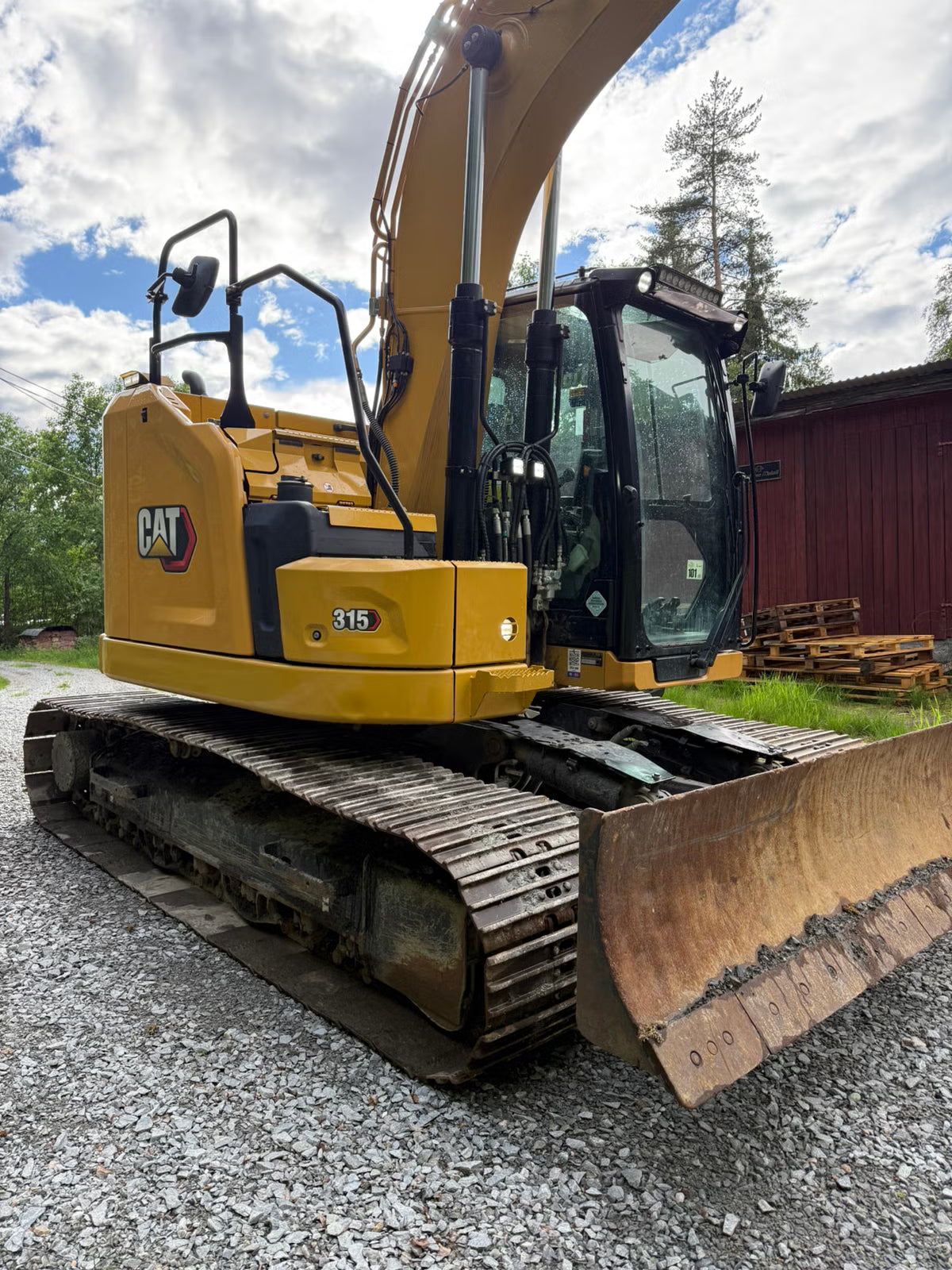 Pelle Cat 315 + OilQuick