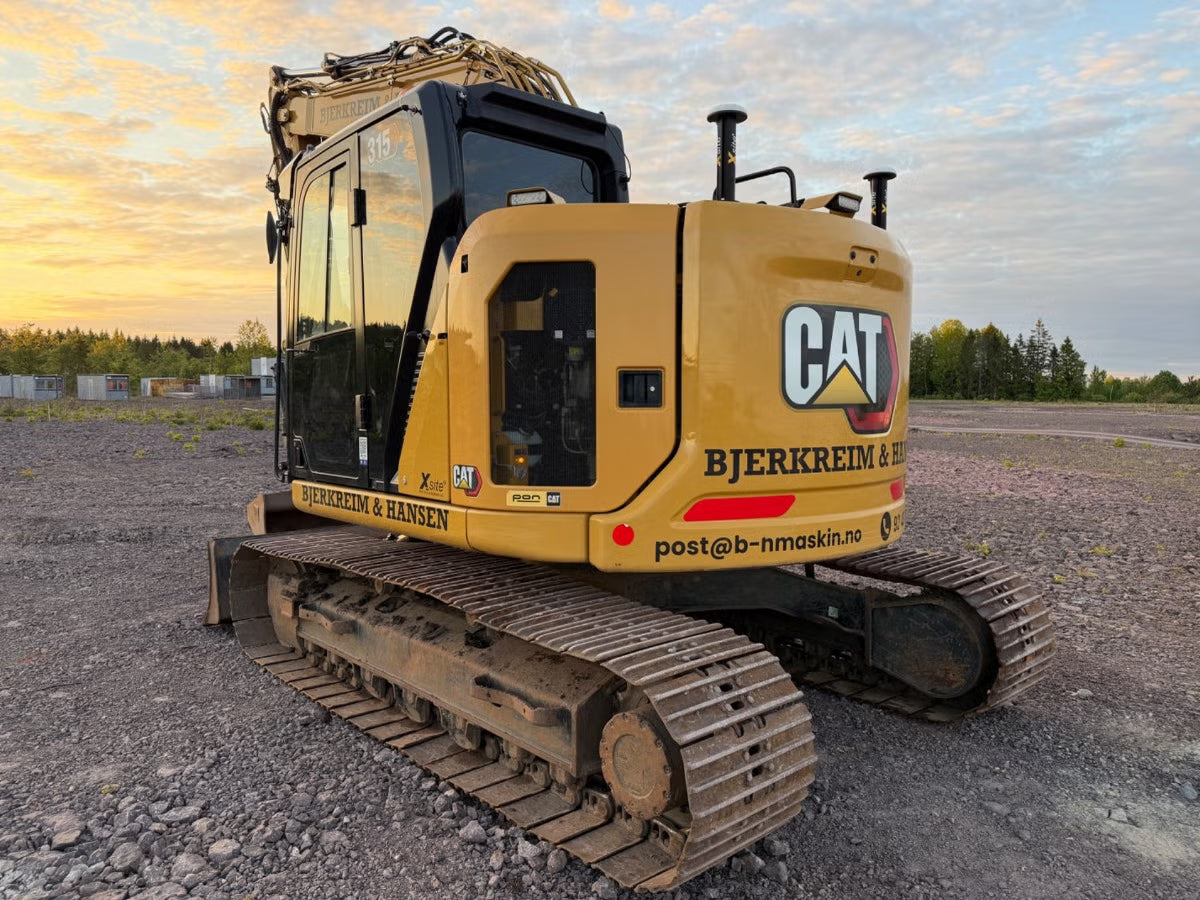 Pelle Cat 315 + Xsite Pro 3D + Inclinaison TRS14