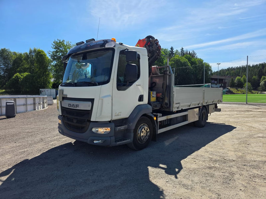 Camion DAF LF 290 FA 2017 - Camion-grue Palfinger PK 12002-EH
