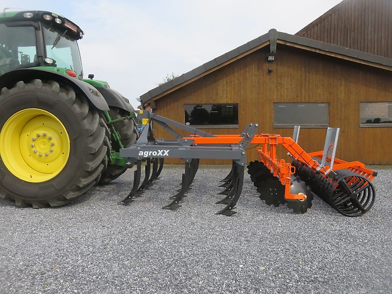 Cultivateur de paillis AgroXX TRIPLE-X 3.0 - 13 dents avec rouleau de toiture