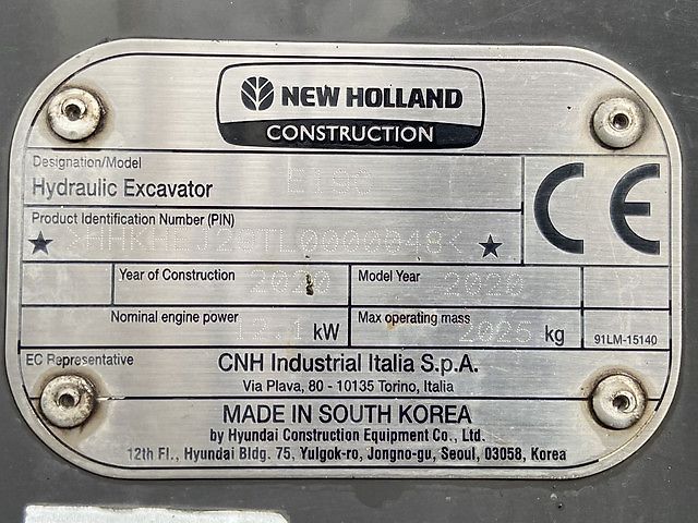 Mini Pelle New Holland E19C