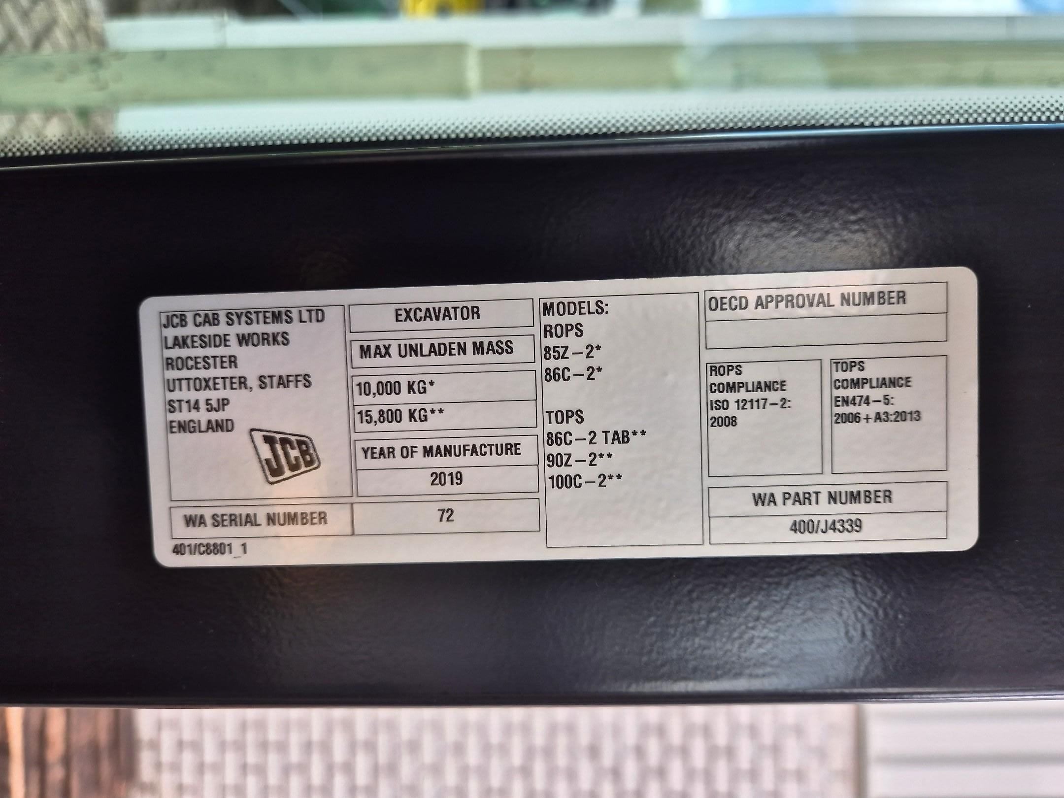 Pelle JCB 86C-2 TAB