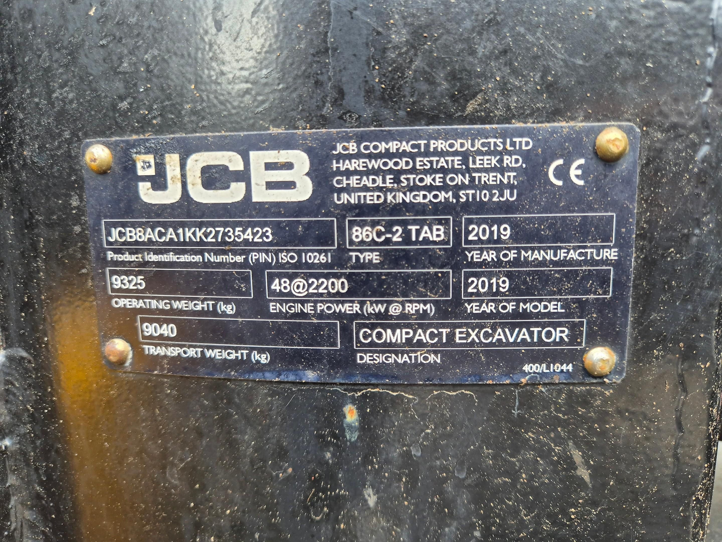 Pelle JCB 86C-2 TAB