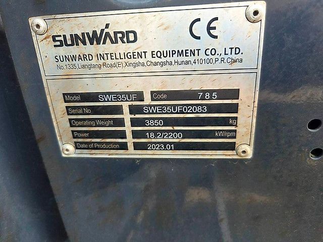 Mini Pelle Sunward SWE35UF