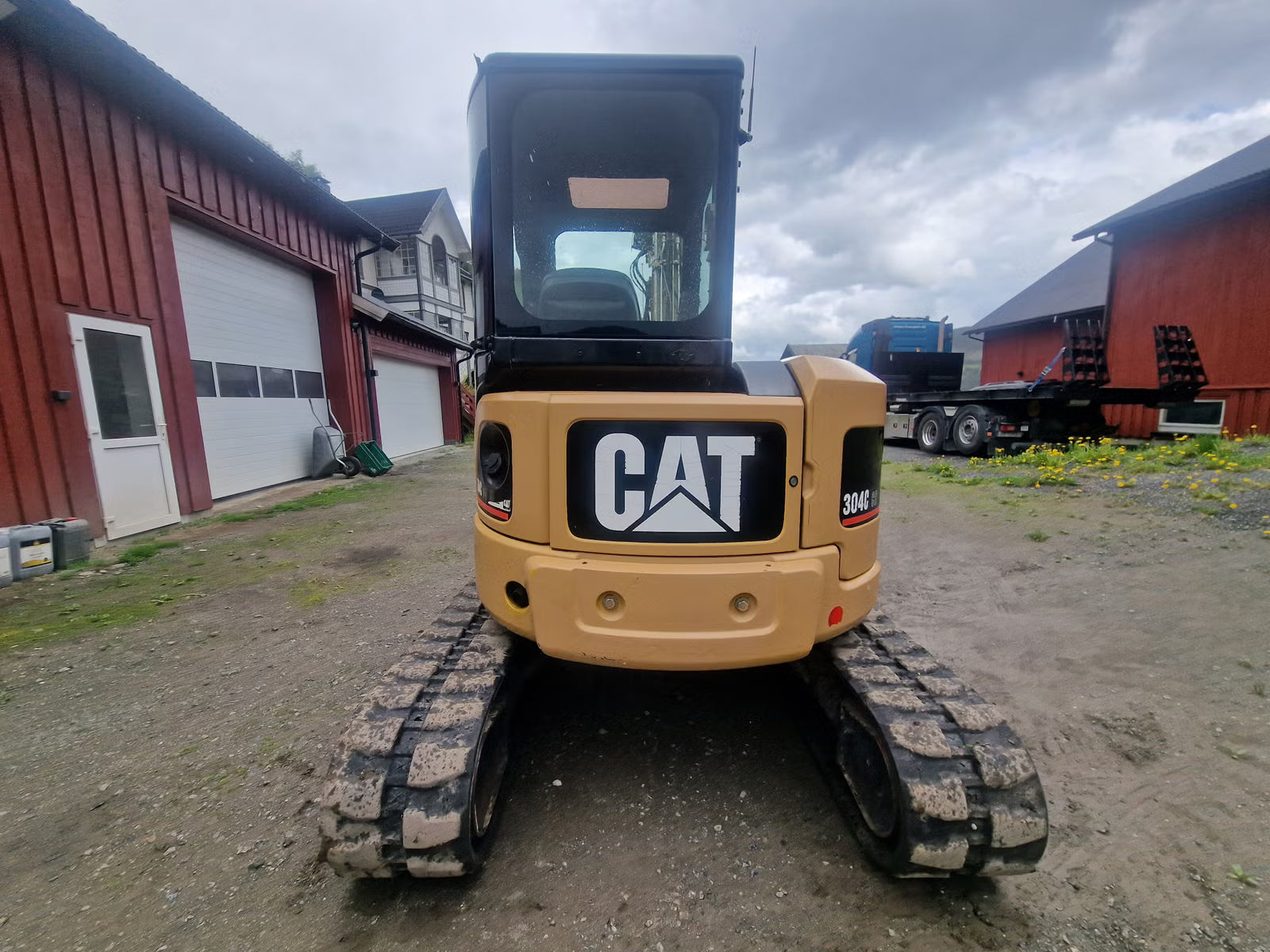 Mini Pelle Cat 304C CR + Godet rotor basculant