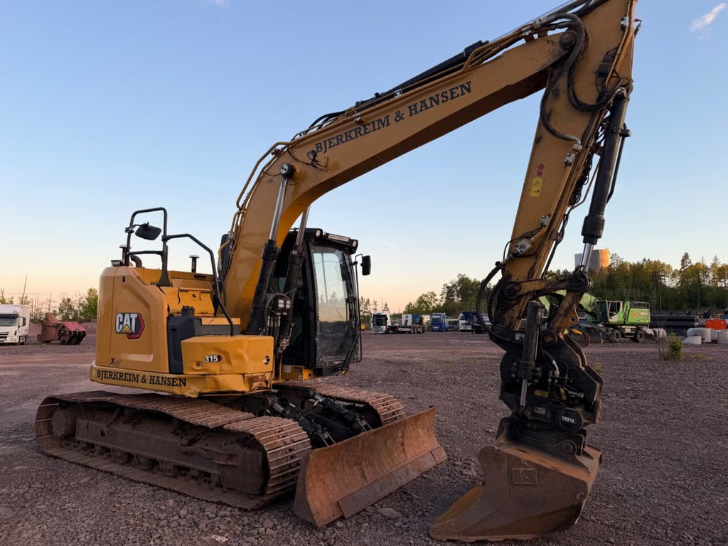 Pelle Cat 315 + Xsite Pro 3D + Inclinaison TRS14